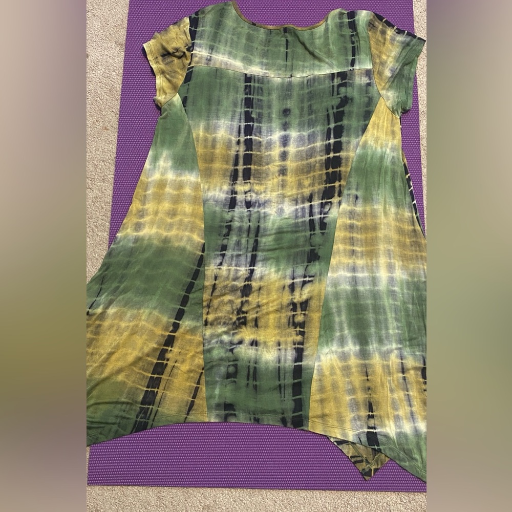 Tie dyes knit dress